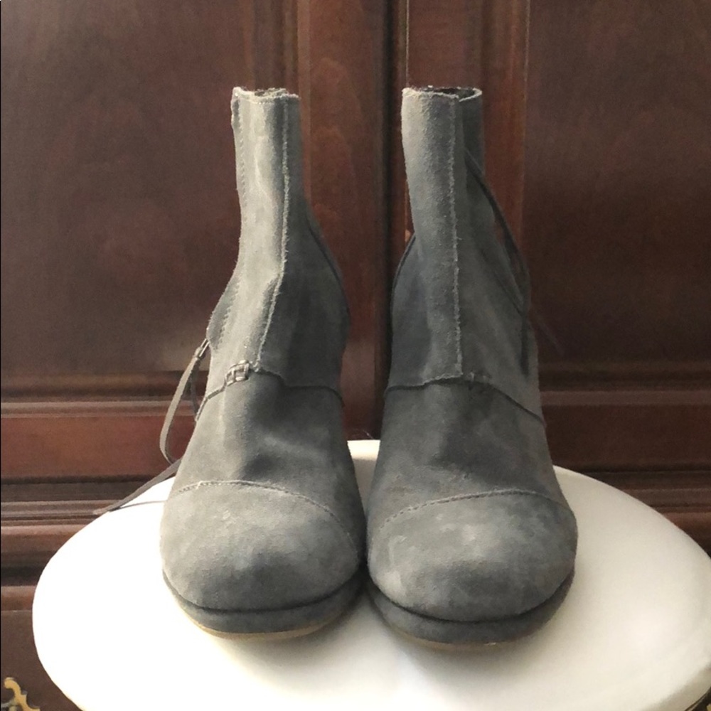 Toms wedge bootie